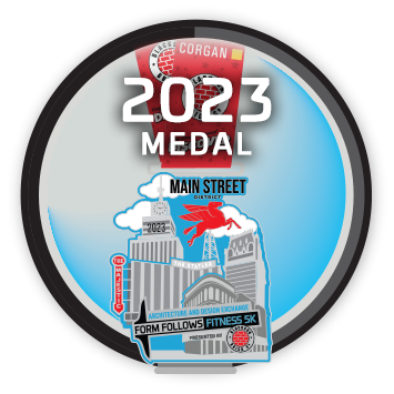 Form Follows Fitness 5K 2022 Finisher Medal